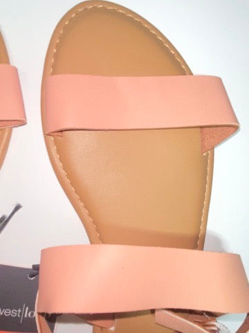 BRAND NEW Westloop Peach Sandals, Size: 5/6