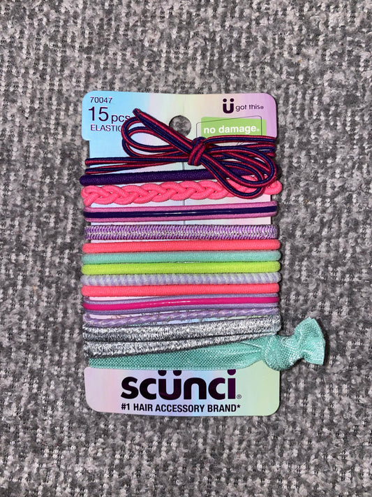 15pcs Elastic Scrunchies