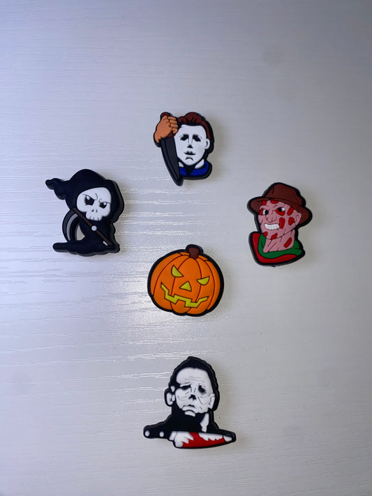 5pcs Assorted Halloween Jibbitz, Charms for Crocs, Halloween Decorations