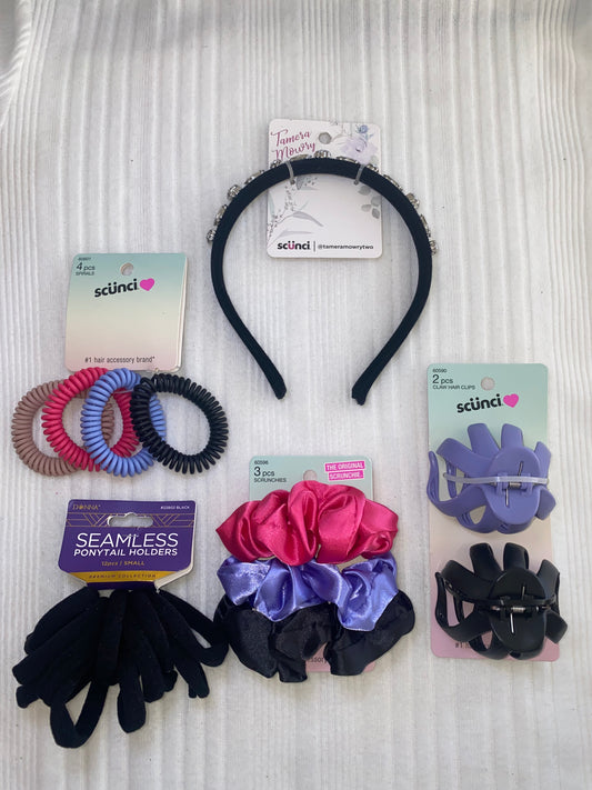 NEW Scunci Assorted Hair Accessories