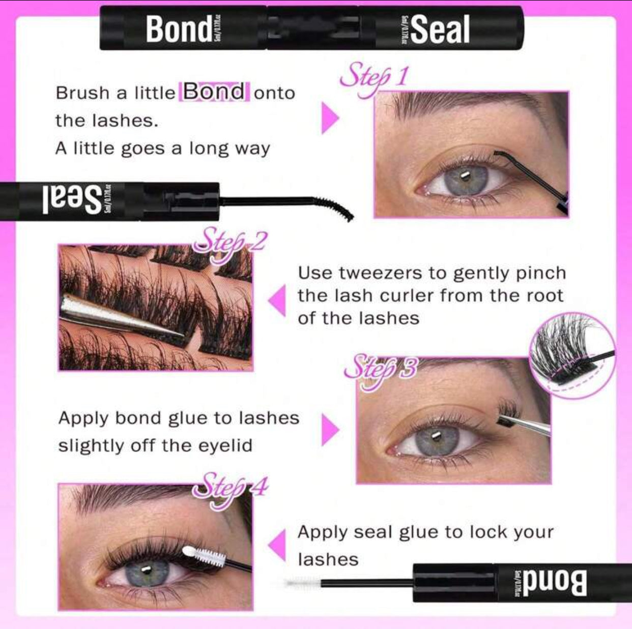 Cluster Lash Extension Set