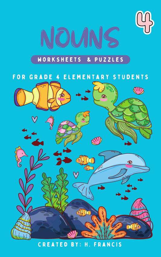 Grade 4| Noun Worksheets & Puzzles | Part of Speech | Elementary